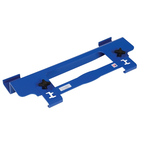 Vestil Steel Adjustable Pallet Jockey, 4000 lb Capacity, Blue - PJ-2001