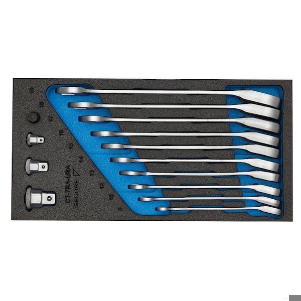Gedore Combination Ratchet Wrench Set, Number of Pieces: 14 - 1500 CT1-7 URA