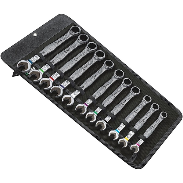Wera Wera Tools 05020013001 Joker Metric Ratcheting Combination Wrench Set - 11 Piece - 5020013001