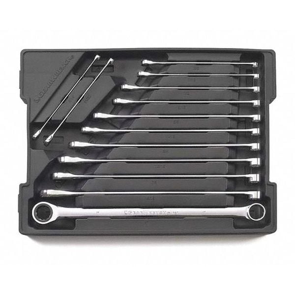 Gearwrench 13 Piece 72-Tooth 12 Point XL GearBox Double Box Ratcheting SAE Wrench Set - 85999