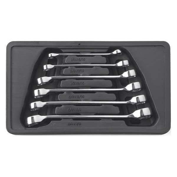 Gearwrench 6 Piece Flare Nut SAE Wrench Set - 81907