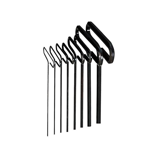 Eklind Eklind 3/32 - 1/4 in. SAE T-Handle T-Handle Hex Key 8 pc - 33168