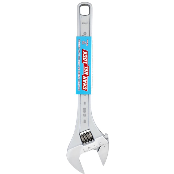 Channellock Channellock Metric and SAE Adjustable Wrench 15 in. L 1 pc - 815