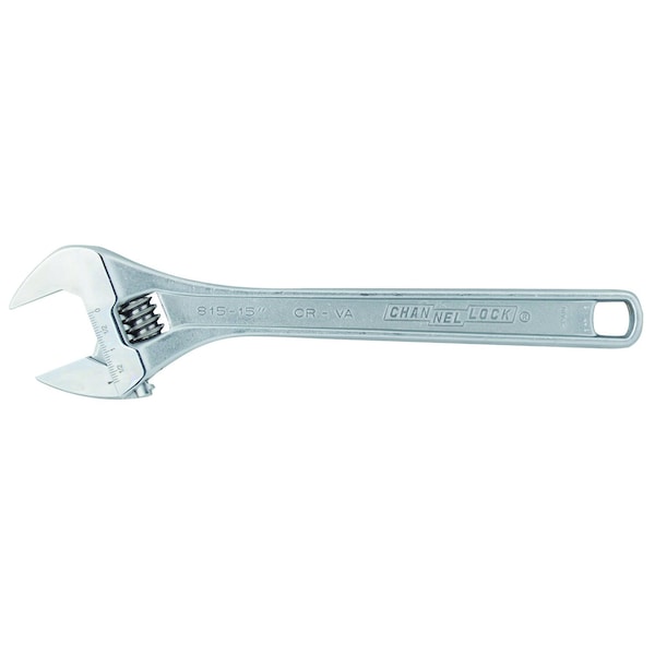 Channellock Channellock Metric and SAE Adjustable Wrench 15 in. L 1 pc - 815