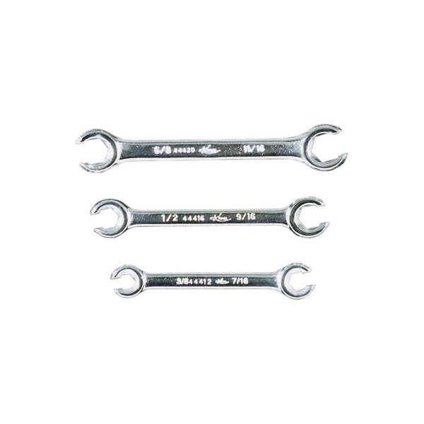 K-Tool International SAE Flare Nut Wrench Set, 3 pcs. - KTI-44003