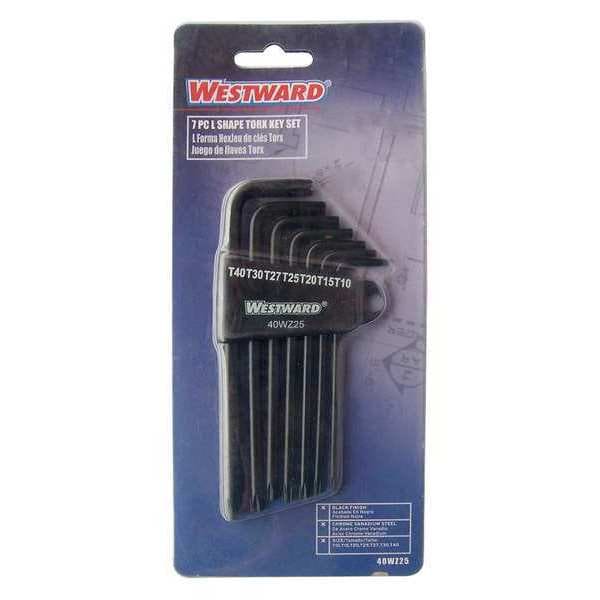 Westward 7 Piece Torx? L-Shape Torx? Key Set, 40WZ25 - 40WZ25