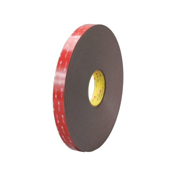 Cinta VHB negra de 3M 4947F de 1" x 5 yds - VHB494701R