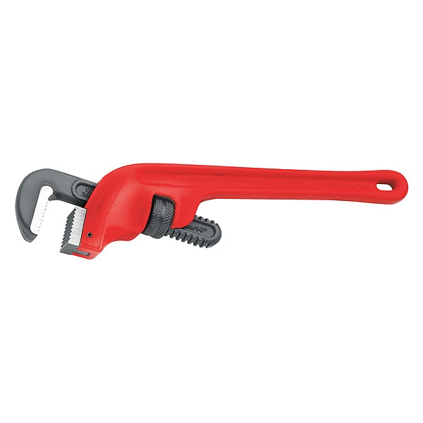 Rothenberger 14 in L 2 in Cap. Chrome Vanadium Steel End Pipe Wrench - 70167