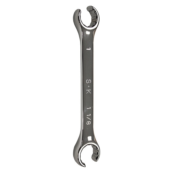 Sk Professional Tools Flare Nut Wrench, Head Size 1" x 1-1/8" - F3236