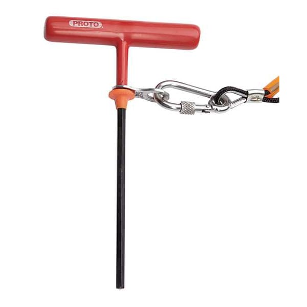 Proto SAE Plain Hex Key, 9/64" Tip Size, 5 3/16 in Long, 29/32 in Short - J46409-TT