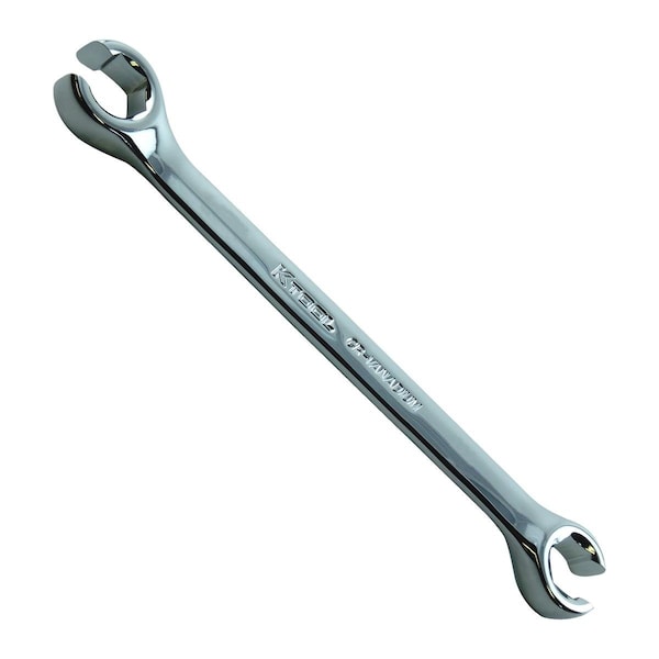 K-Tool International Flare Nut Wrench, High Polish, 11/16"x5/8" - KTI-44420