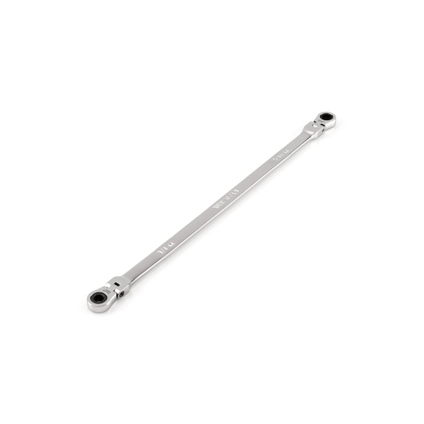 Tekton 1/4 x 5/16 Inch Long Flex Head 12-Point Ratcheting Box End Wrench - WRB36306