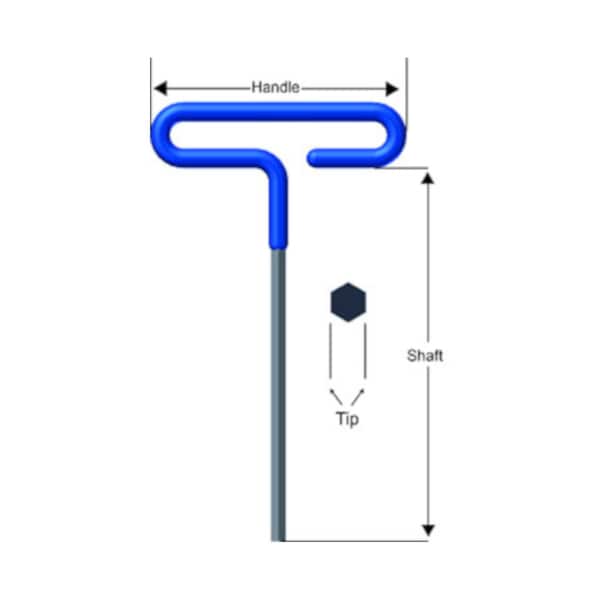 Eklind Eklind 10 mm Metric T-Handle Hex Key 1 pc - 54990