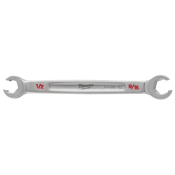 Milwaukee Tool Flare Nut Wrench 1/2 In. x 9/16 In. - 45-96-8302