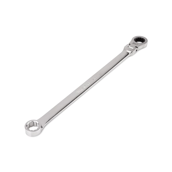 Tekton 21 mm Long Fixed/Flex Head 12-Point Ratcheting Box End Wrench - WRB35421