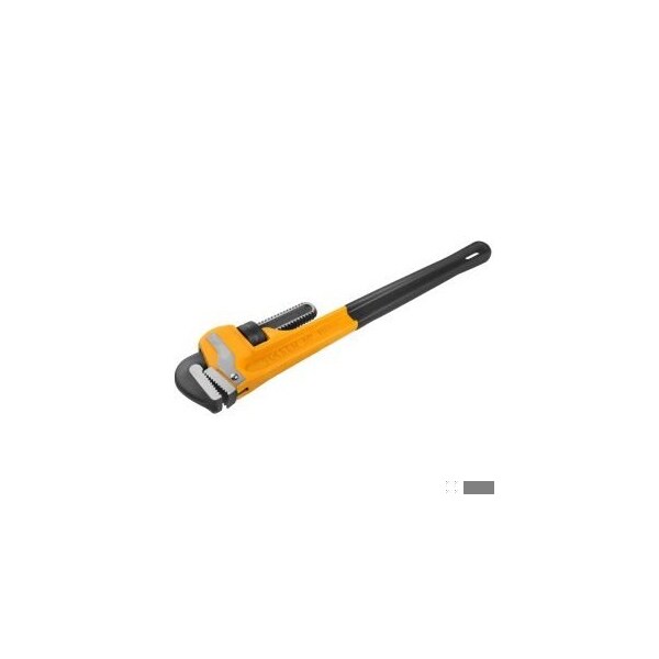 Tolsen 18 in. Pipe Wrench Industrial Mobile Jaw Drop-forged with High Quality Cr-Mo Steel, Dipped Handle - 10071