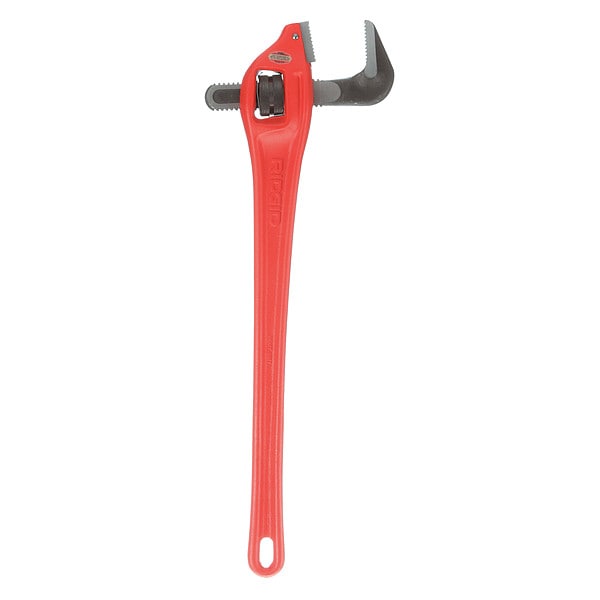 Ridgid 24" Heavy-Duty Offset Pipe Wrenches, 3" Pipe Capacity, Red - 89445