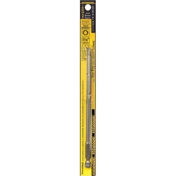 Eazypower Hex Key Power Bit, 3/16", 6" - 79363