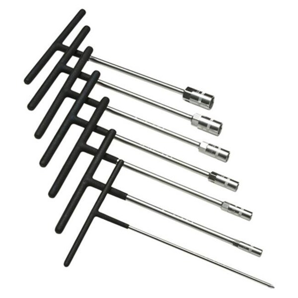 Pit Posse Pit Posse PP2655 T-Handle Set with Dipped Handle; 7 Piece - PP2655