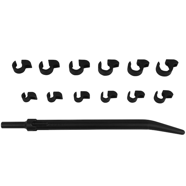 Milton ShockIt Line Wrench Set, 12-Piece Metric - Automotive/Hydraulic Line Fittings - LT1930