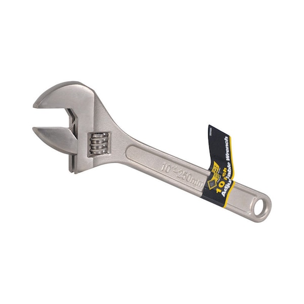 Steel Grip Steel Grip Adjustable Wrench 10 in. L 1 pc - 2251650