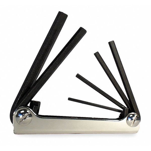Eklind 6 Piece Metric Fold-Up Hex Key Set, 21151 - 21151
