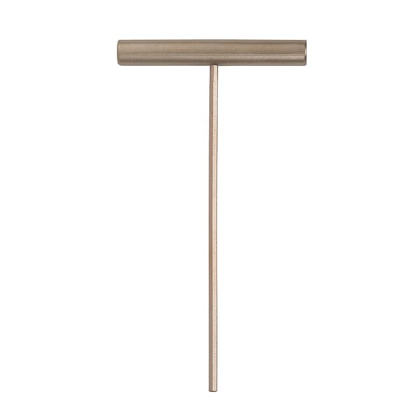 Ampco Safety Tools Metric Plain Hex Key, 5 mm Tip Size, 150 mm Long, 115 mm Short - WT-5MM