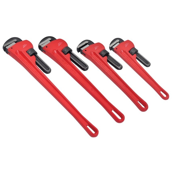 Atd Tools ATD 4-Piece Heavy-Duty Pipe Wrench Set - 625