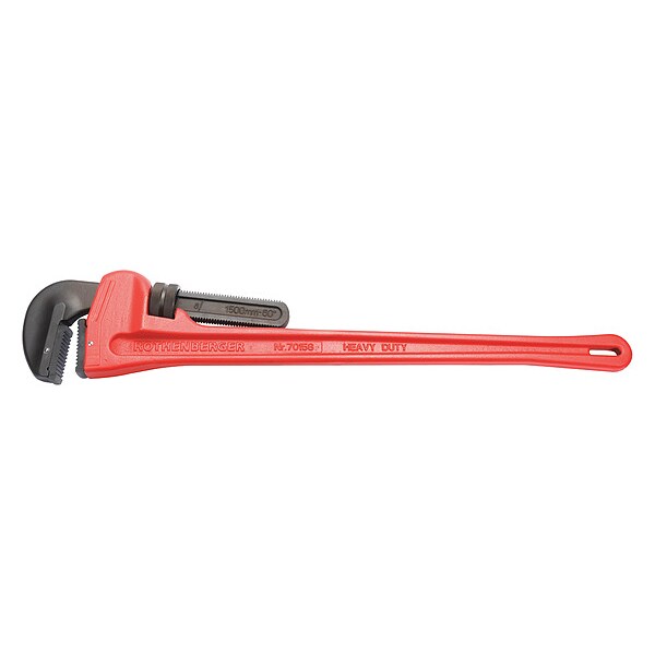 Rothenberger 60 in L 8 in Cap. Steel Pipe Wrench - 70158