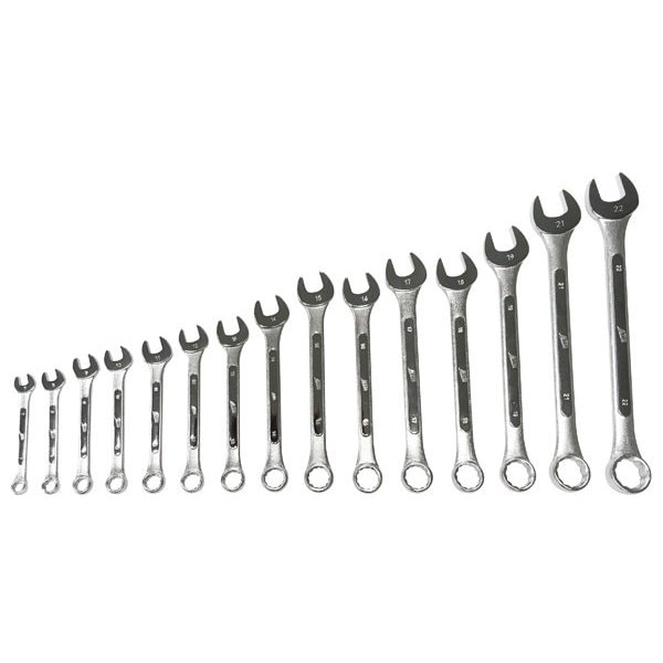 Atd Tools ATD 15-Piece Metric Raised Panel Combination Wrench Set - 1115