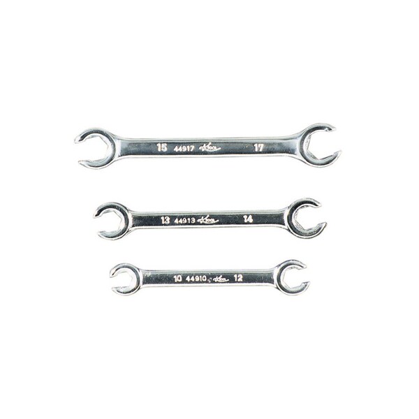 K-Tool International Metric Flare Nut Wrench Set, 3 pcs. - KTI-44500