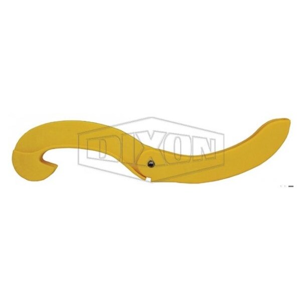 Dixon Folding Pocket Spanner Wrench, 16-1/4 in OAL, Plastic - PSW-Y