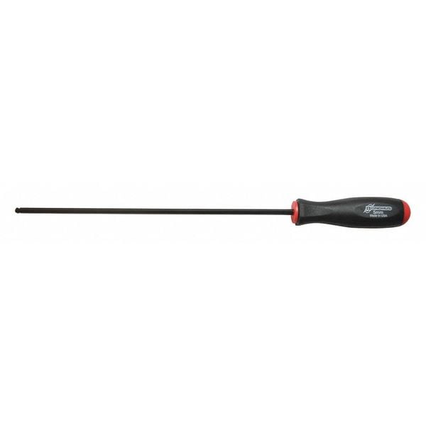 Bondhus Metric Non Slip Grip Ball Hex Key, 3 mm Tip Size - 3756
