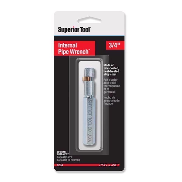 Superior Tool Superior Tool Internal Pipe Wrench 3/4 in. drive Silver 1 pc - 5234
