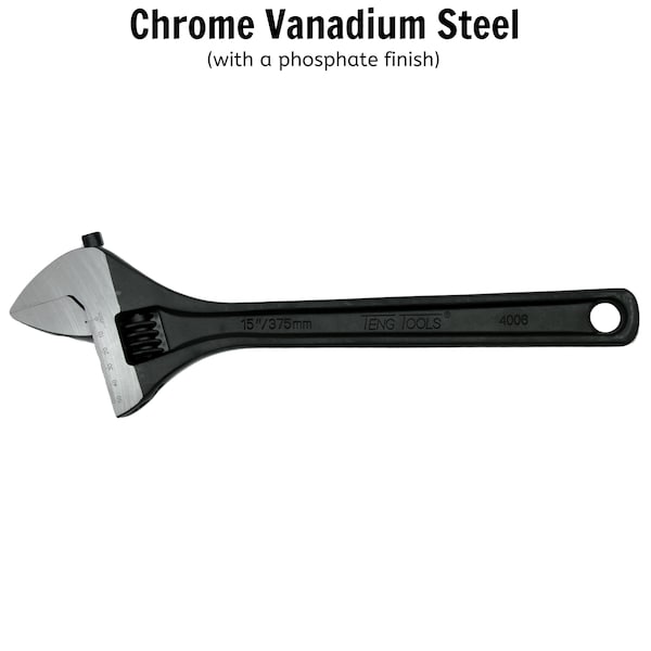 Teng Tools 4006 - 15" Adjustable Wrench - 4006