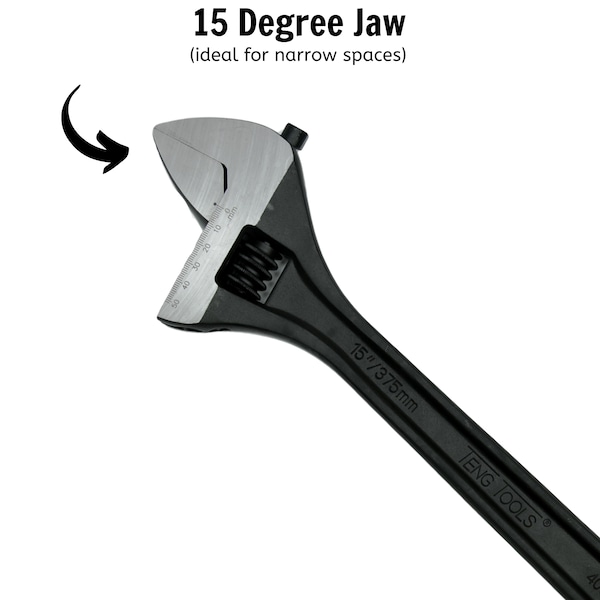 Teng Tools 4006 - 15" Adjustable Wrench - 4006