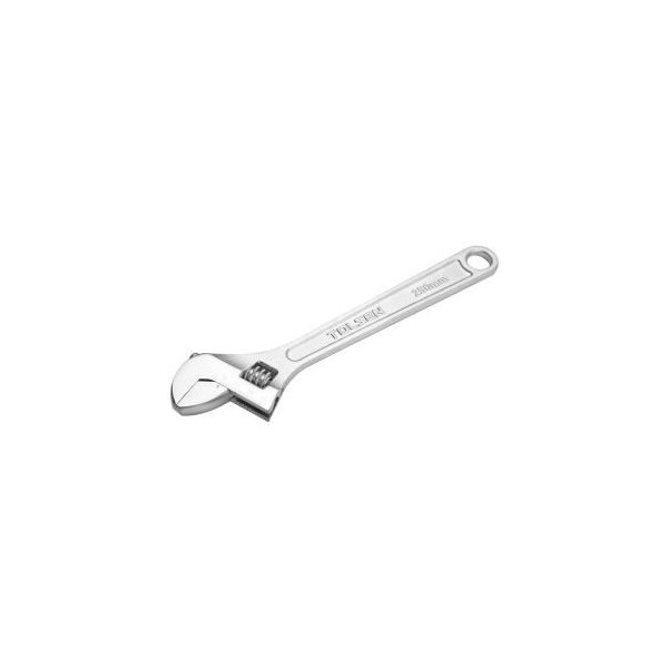 Tolsen Adjustable Wrench 15 Drop Forged, Special Tool Steel, Chrome Finish - 15005