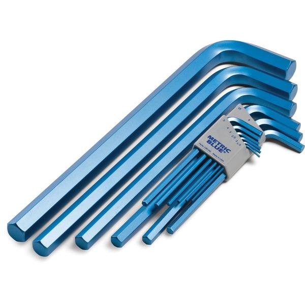 Metric Blue 12 Piece Metric L-Shape Hex Key Set, UST194299 - UST194299