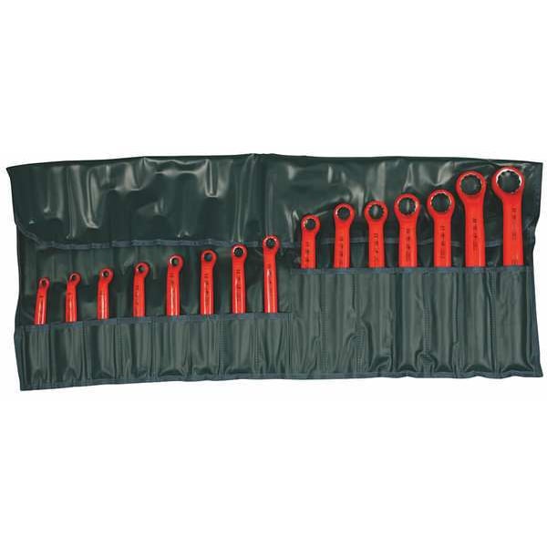 Wiha Insul Box Wrench Set, 1/4" to 1-1/4", 15pc - 21094