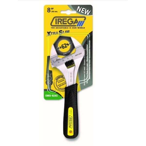 Irega 92SW/ 8 in. XTRASLIM ADJ WRENCH - IR92SWXS8