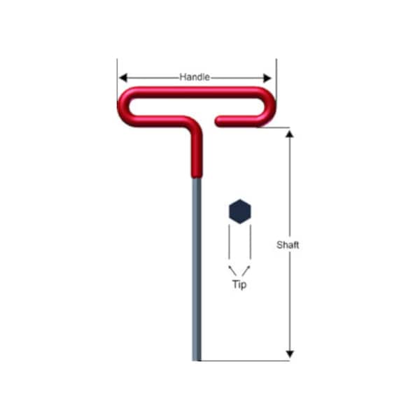 Eklind Eklind 7/64 in. SAE T-Handle Hex Key 1 pc - 51607