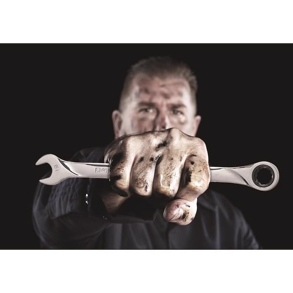 Gearwrench GEARWRENCH 12 Point Metric and SAE Ratcheting Combination Wrench Set 10 pc - 9418