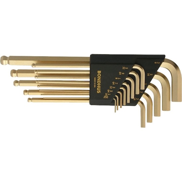 Bondhus Metric L-Shape Ball Hex Key, 12 mm Tip Size - 38080