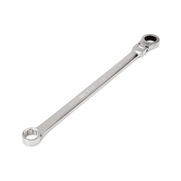 Tekton 23 mm Long Fixed/Flex Head 12-Point Ratcheting Box End Wrench - WRB35423