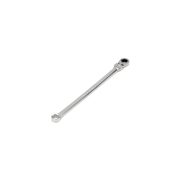 Tekton 11 mm Long Fixed/Flex Head 12-Point Ratcheting Box End Wrench - WRB35411