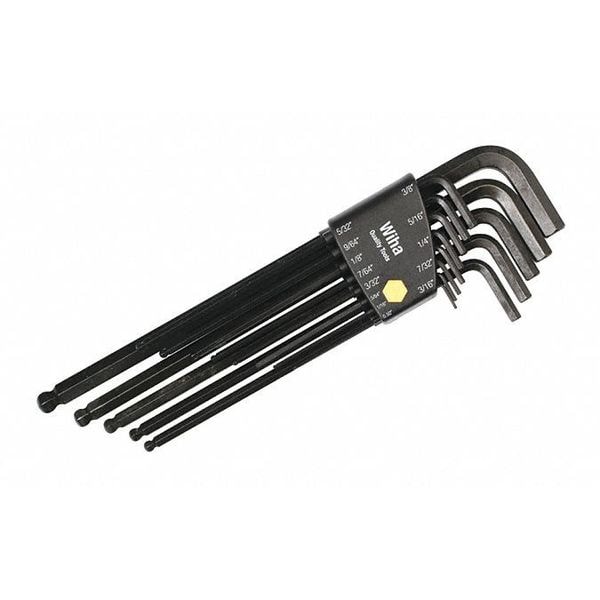 Wiha 13 Piece SAE L-Shape Hex Key Set, 36991 - 36991