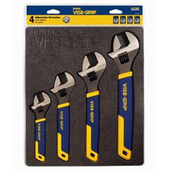 Irwin IRWIN VISE-GRIP 2078706 Adjustable Wrench Tray Set; 4 Pc - VSG-2078706
