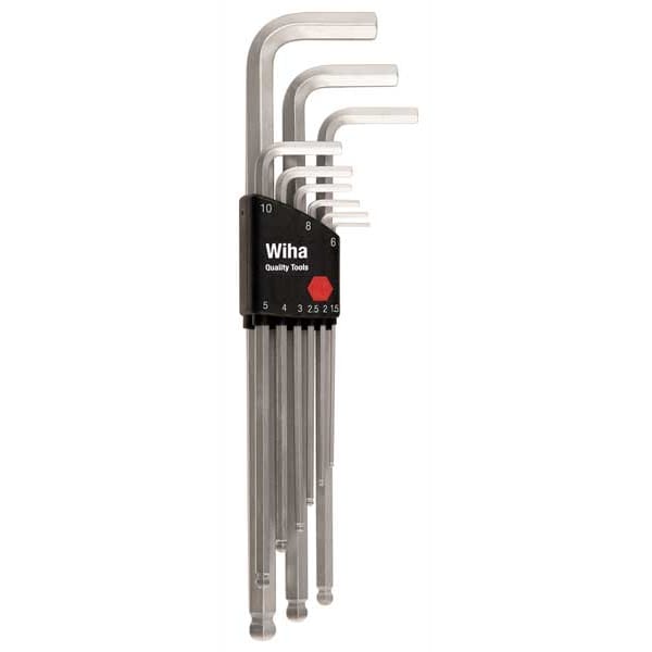 Wiha 9 Piece Metric L-Shape Hex Key Set, 66994.G - 66994