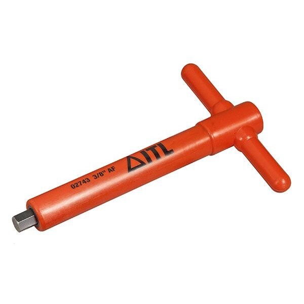 Itl 1000v Insulated 3/8 T Handle Hex Driver - 02743