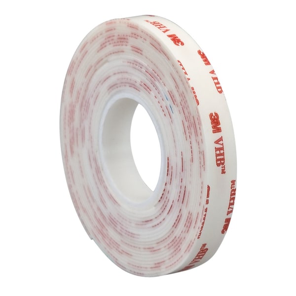 Cinta 3M VHB 4950, 0.5 pulgadas de ancho x 5 yardas de largo 2 Rollos - 1/2-5-4950(PK 2)